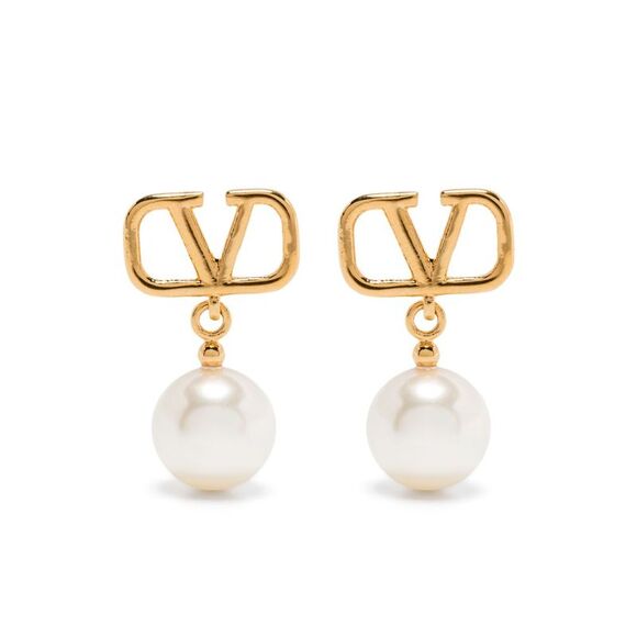 Valentino Garavani Women Vlogo Signature Pearls Earrings